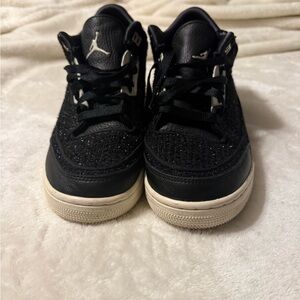Jordan Black and White Women's Sneakers